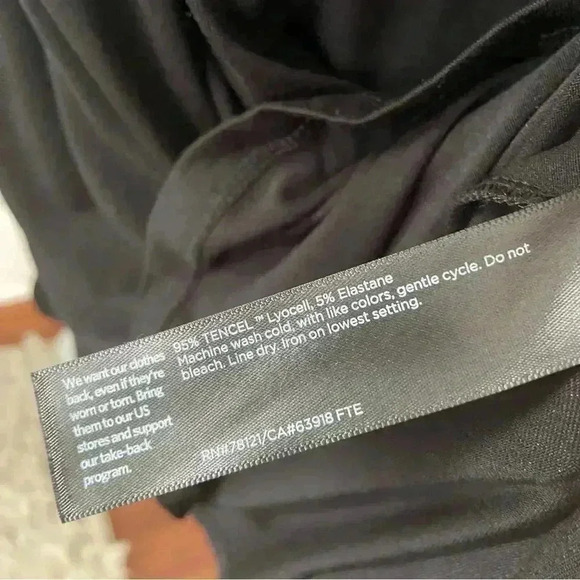 NWT Eileen Fisher Jersey Mock Neck Dress size Medium - Picture 6 of 9